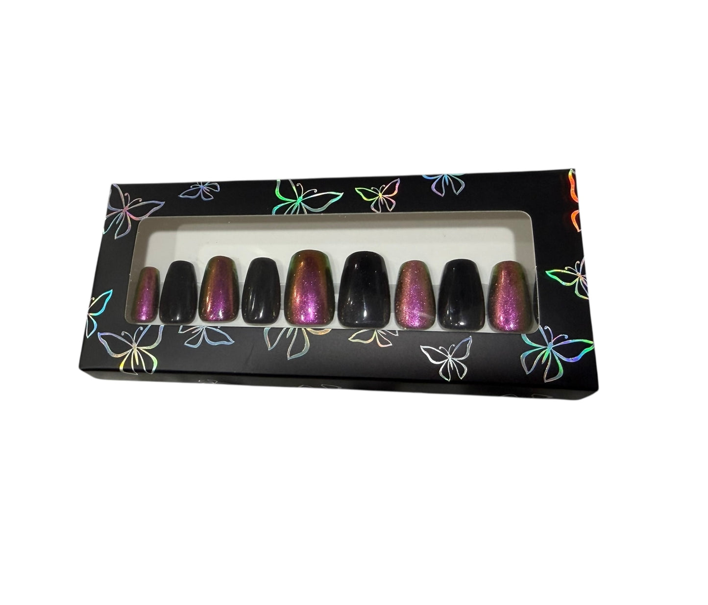 Pink Noir Chrome Effect