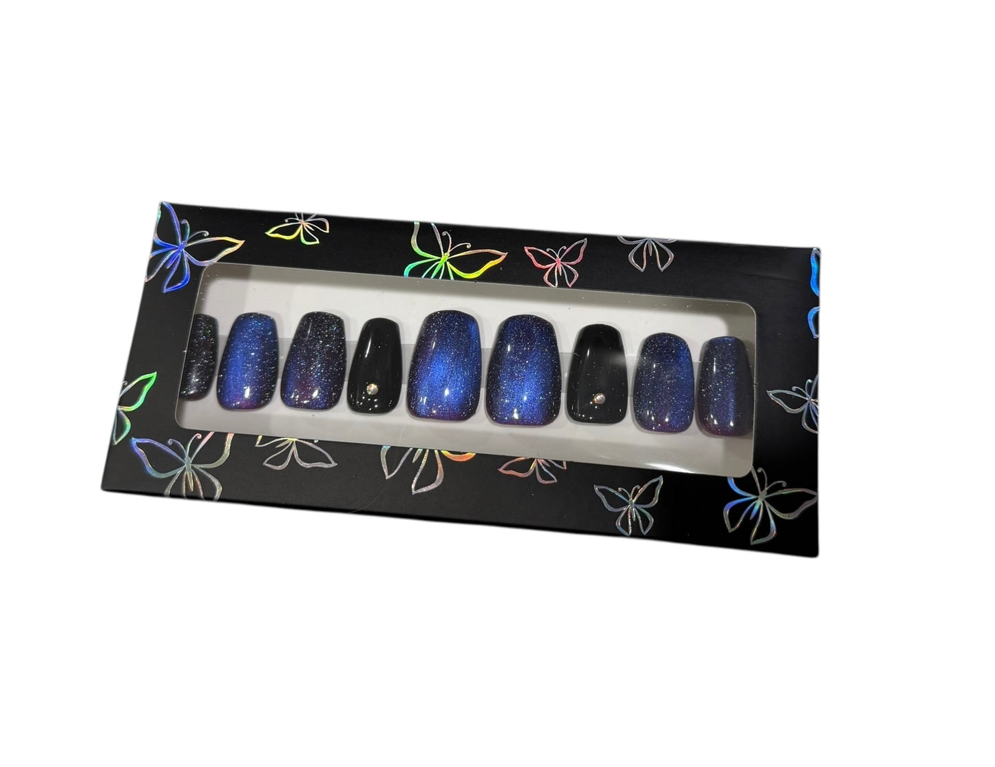 Galaxy Noir Magnetic Cat Eye Effect