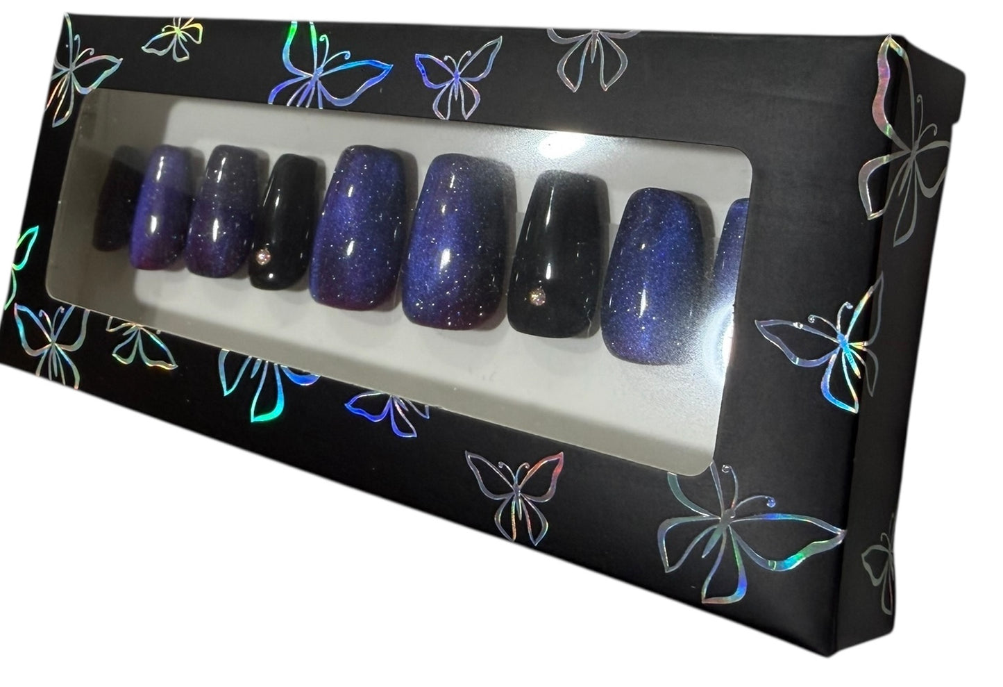 Galaxy Noir Magnetic Cat Eye Effect